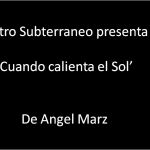 Cuando calienta el sol banner Cuando calienta el sol banner